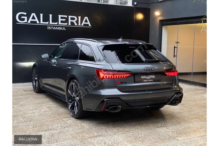 GALLERİA-AUDİ RS6-2020 MODEL-B&O-SERAMİK-ARKA AKS-TAM DOLU