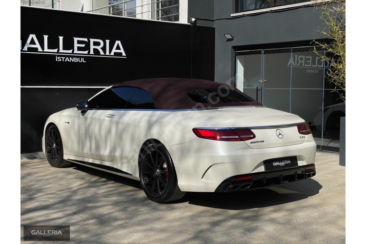 GALLERİA-MERCEDES S63 AMG CABRİO-BAYİ ÇIKIŞLI-HATASIZ-MAKYAJLI K